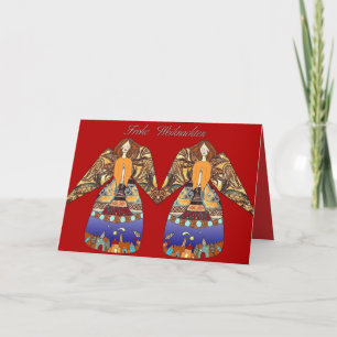 navidad de la lengua alemana de Weihnachten Engel