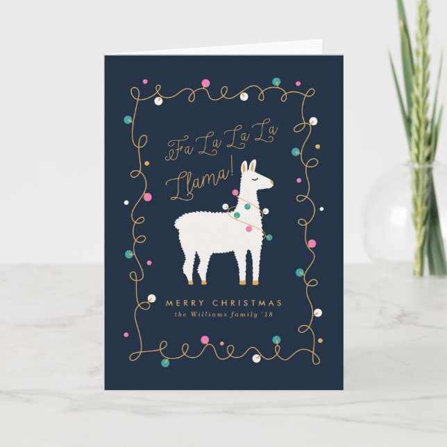 Navidad de la llama del La del La del La del Fa (Anverso)