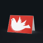 Navidad de la paloma de Año Nuevo del próspero de<br><div class="desc">Tarjeta de felicitación de encargo del navidad de la paloma del blanco de Año Nuevo del próspero de Feliz Navidad y. Envíe sus deseos del navidad con esta tarjeta religiosa moderna y contemporánea que muestre una paloma blanca y el texto "próspero Año Nuevo de Feliz Navidad y" en estilo curvado...</div>