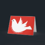 Navidad de la paloma de Año Nuevo del próspero de<br><div class="desc">Tarjeta de felicitación de encargo del navidad de la paloma del blanco de Año Nuevo del próspero de Feliz Navidad y. Envíe sus deseos del navidad con esta tarjeta religiosa moderna y contemporánea que muestre una paloma blanca y el texto "próspero Año Nuevo de Feliz Navidad y" en estilo curvado...</div>