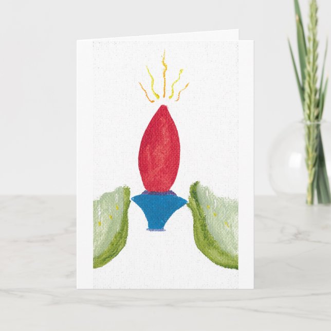 Navidad de la tarjeta de felicitación (Anverso)