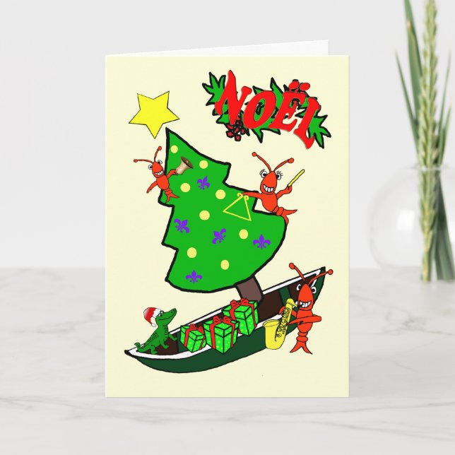 Navidad de Noel de los cangrejos de Cajun (Anverso)
