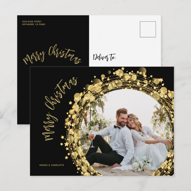 Navidad de oro y moras negras (Anverso / Reverso)