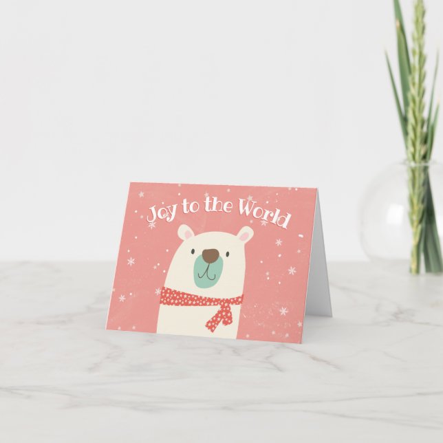 Navidad de oso polar lindo (Anverso)
