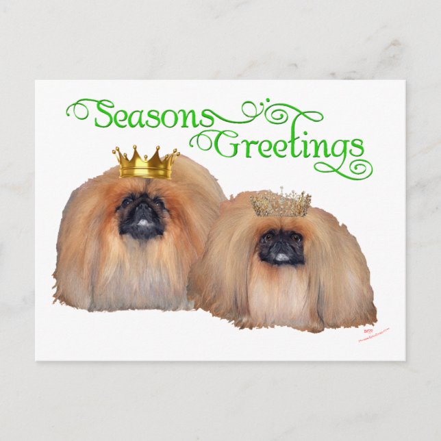 Navidad de Pekinés (Anverso)