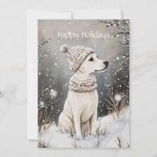 Navidad de Perro Acogedor