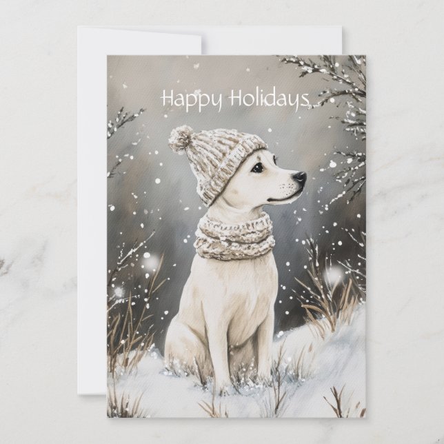 Navidad de Perro Acogedor (Anverso)