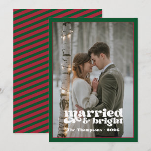 Navidad de recién casados esmeralda verde y rubí