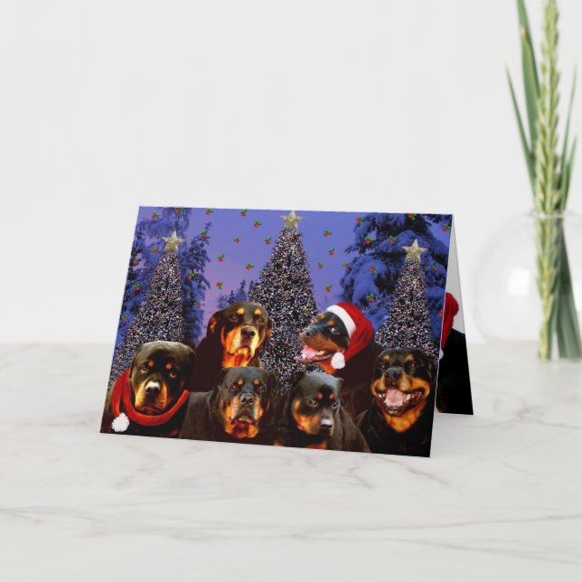 Navidad de Rottweiler (Anverso)