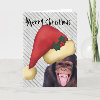 Navidad de Santa del mono