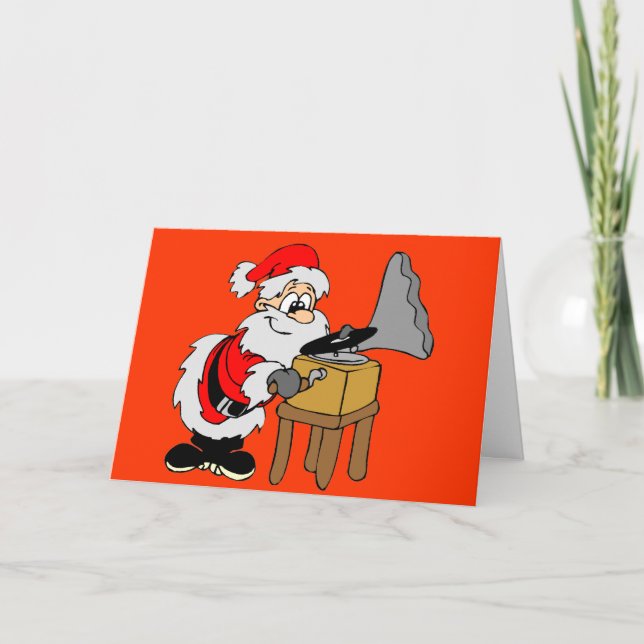 Navidad de Santa del tocadiscos (Anverso)