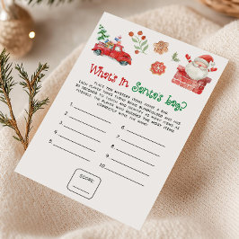 Navidad de Santa ¿Qué hay en la bolsa de Santa Jue