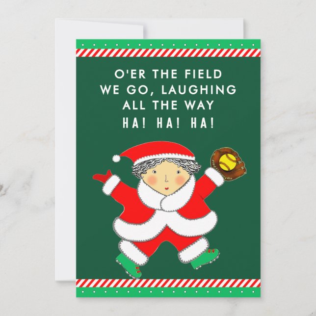 Navidad de sóftbol (Anverso)