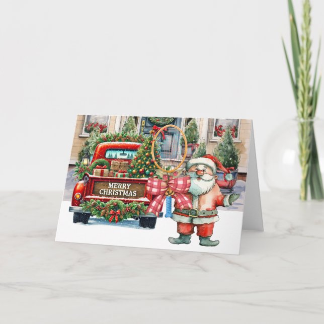 Navidad de tenis con Papá Noel (Anverso)