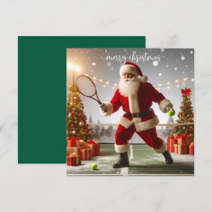 Navidad de tenis con Santa Claus