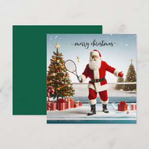 Navidad de tenis con Santa Claus