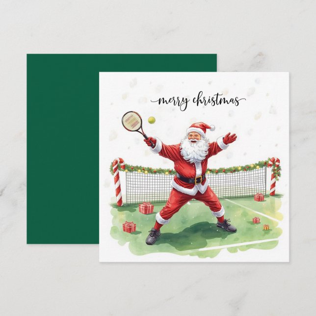 Navidad de tenis con Santa Claus (Anverso / Reverso)