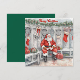 Navidad de tenis con Santa Claus