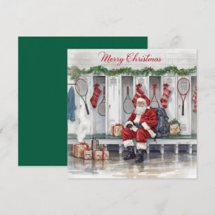 Navidad de tenis con Santa Claus