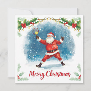 Navidad de tenis con Santa en la cancha