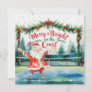 Navidad de tenis con Santa en la cancha 