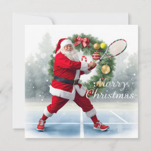Navidad de tenis con Santa en la cancha