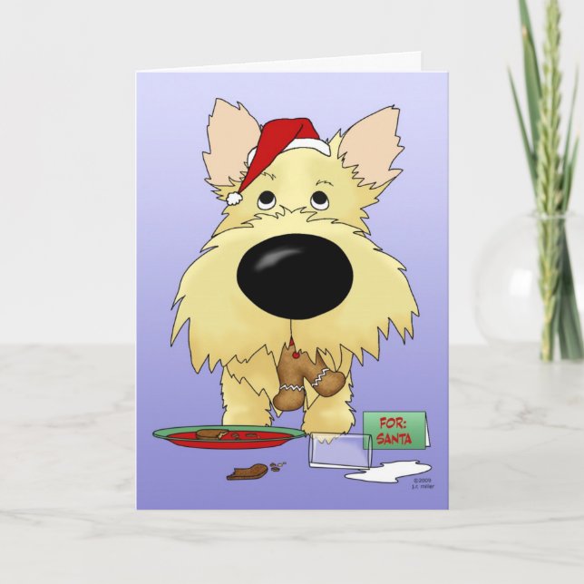Navidad de Terrier de mojón (Anverso)
