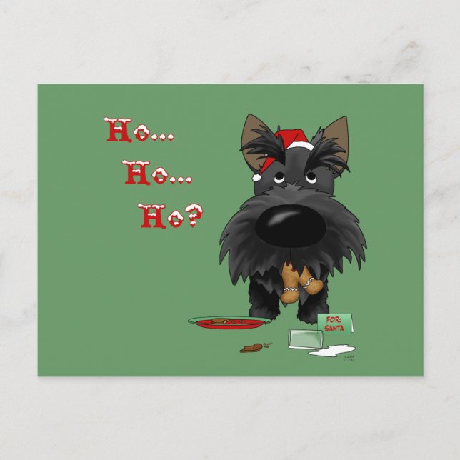 Navidad de Terrier del escocés (Anverso)
