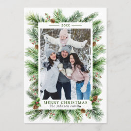 Navidad de trama de rama de pinzas acuáticas