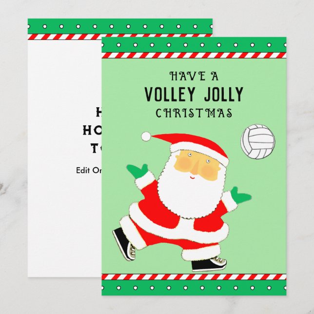 Navidad de voleibol (Anverso / Reverso)