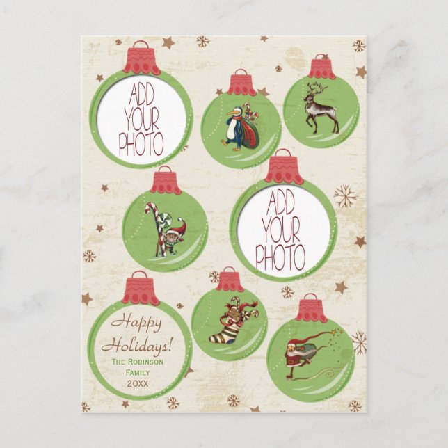 Navidad de Whimsylicious - tarjeta personalizada (Anverso)