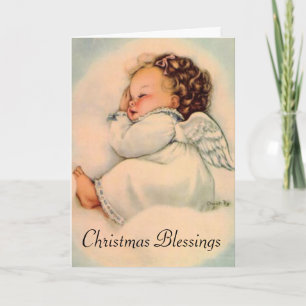 Navidad del ángel del bebé el dormir