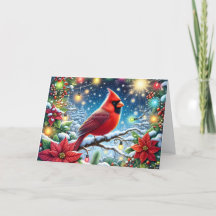 Navidad del Cardenal de Invierno Rojo