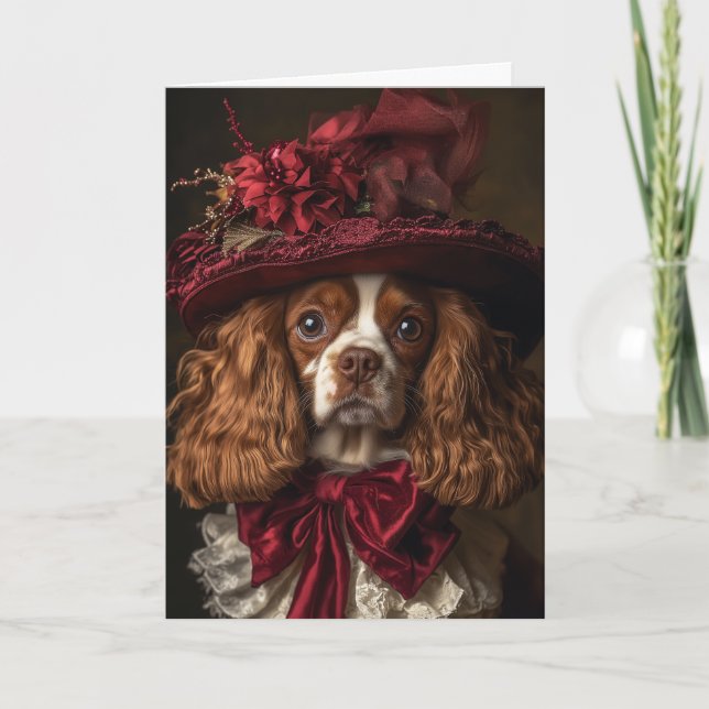 Navidad del Cavalier King Charles Spaniel (Anverso)