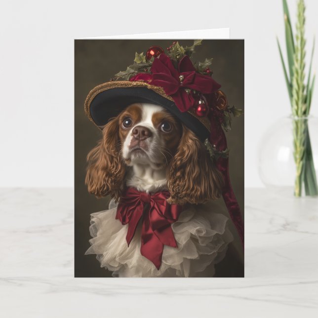 Navidad del Cavalier King Charles Spaniel (Anverso)