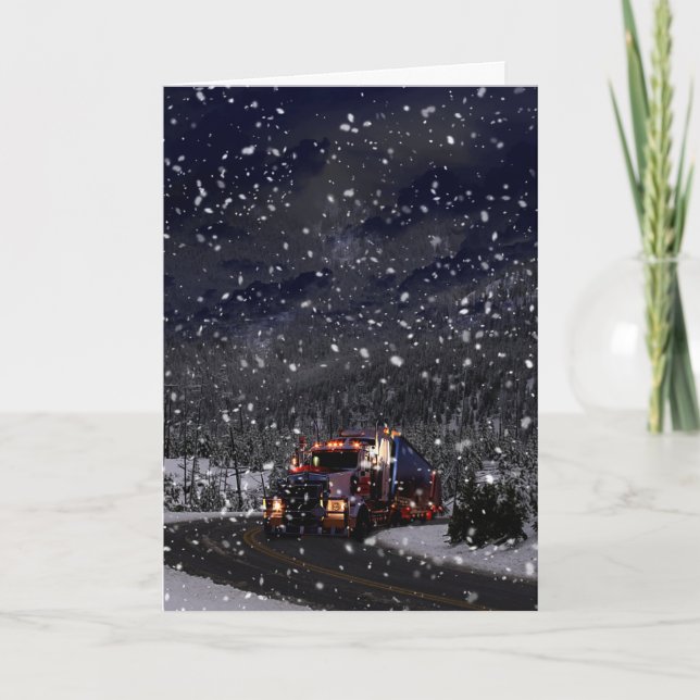 Navidad del conductor de camión (Anverso)