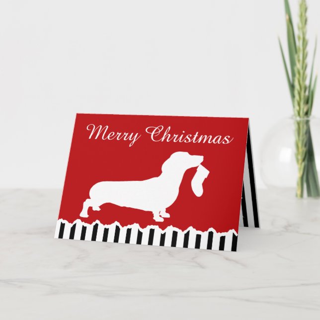Navidad del Dachshund (Anverso)