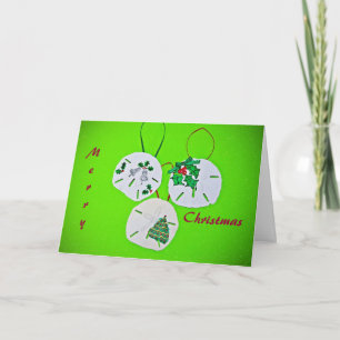 Navidad del dólar de arena que saluda