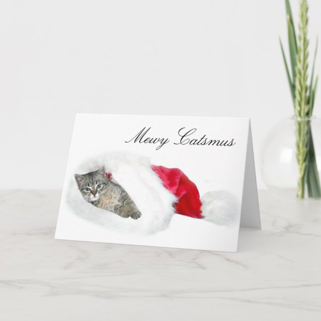 Navidad del gatito del Tabby (Anverso)