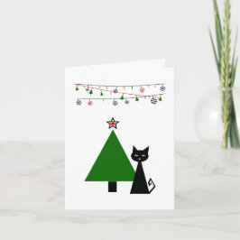 Navidad del gato negro