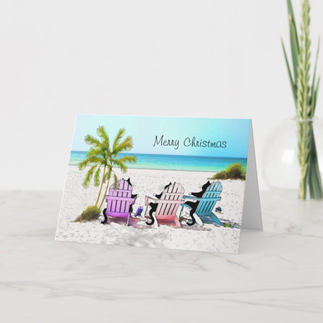 Navidad del gato Tuxedo (Anverso)