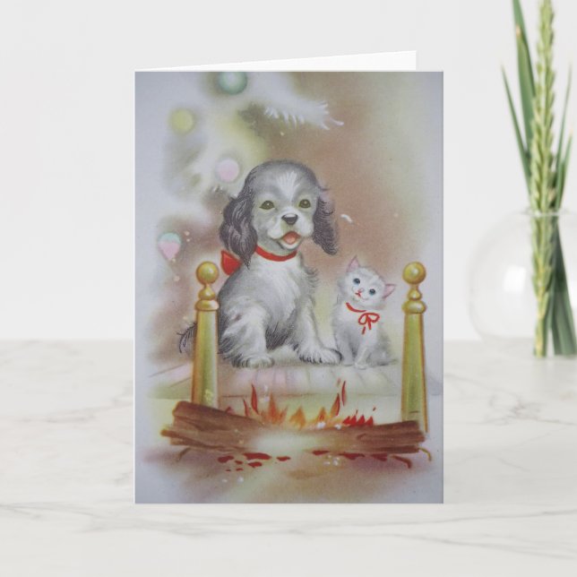 Navidad del gato y del perro (Anverso)