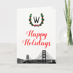 Navidad del horizonte de San Francisco buenas