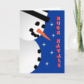 Navidad del muñeco de nieve - italiano
