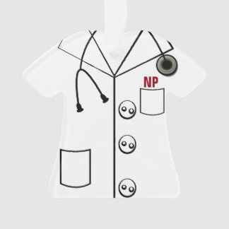 NAVIDAD DEL ORNAMENTO DE LA CAPA DEL LABORATORIO