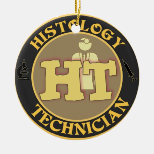 NAVIDAD DEL ORNAMENTO DEL TÉCNICO DE LA HISTOLOGÍA (Frente)