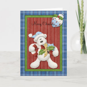 Navidad del oso de peluche