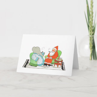 Navidad del padre, tarjetas de Navidad, Babar el