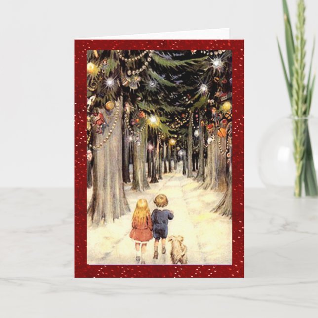 Navidad del país de las maravillas del invierno (Anverso)