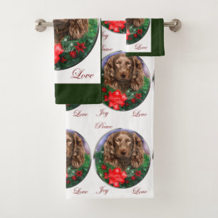 Navidad del perro de aguas de Boykin